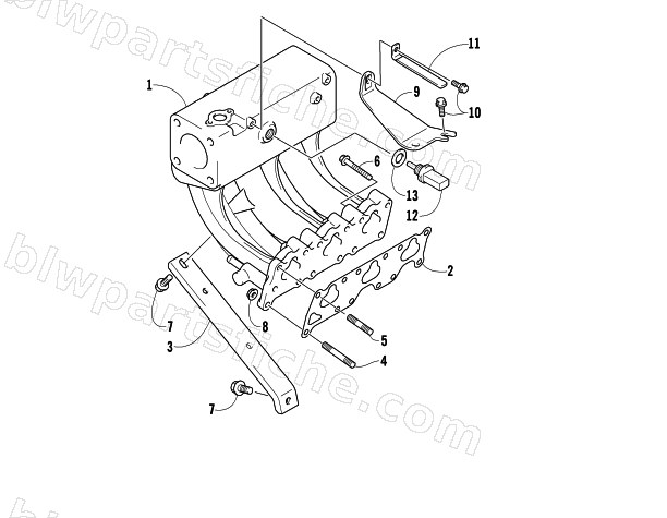 INTAKE MANIFOLD ASSEMBLY diagram