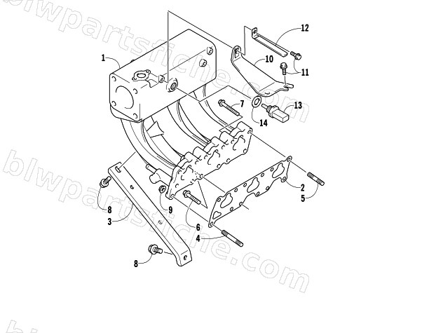 INTAKE MANIFOLD ASSEMBLY diagram
