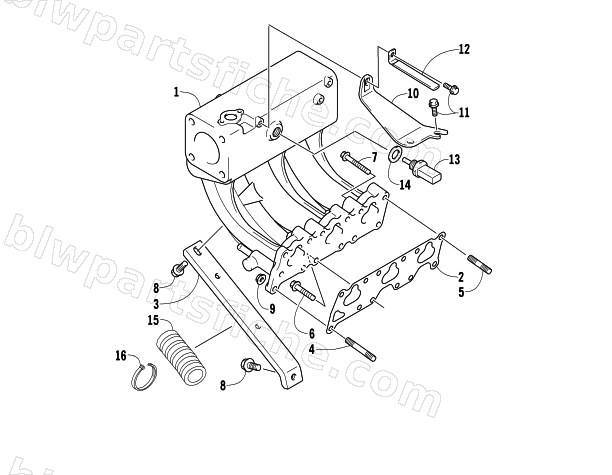 INTAKE MANIFOLD ASSEMBLY diagram