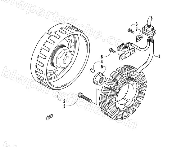 MAGNETO ASSEMBLY diagram