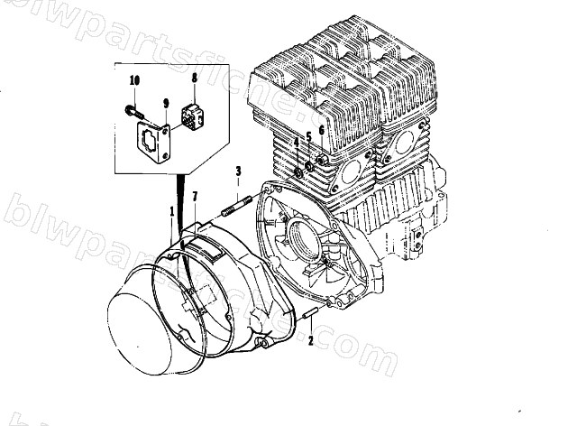 MAGNETO COVER diagram