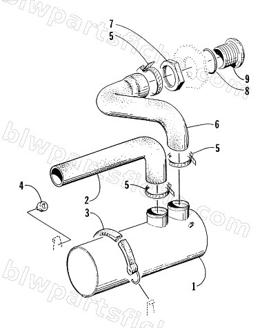 MUFFLER ASSEMBLY diagram