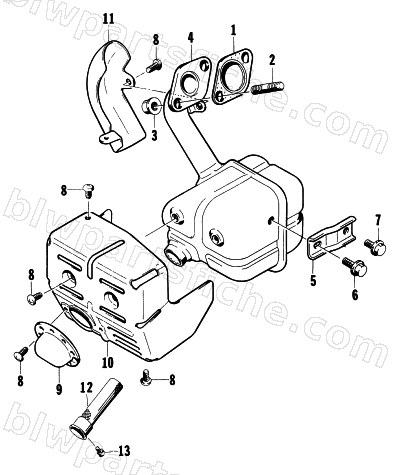 MUFFLER ASSEMBLY diagram