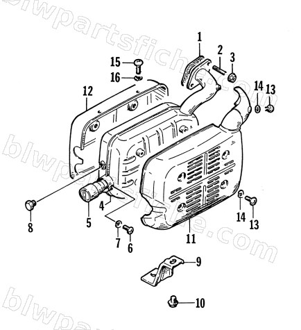 MUFFLER ASSEMBLY diagram