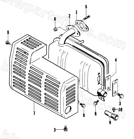MUFFLER ASSEMBLY diagram