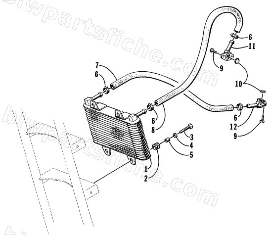 OIL COOLER ASSEMBLY diagram