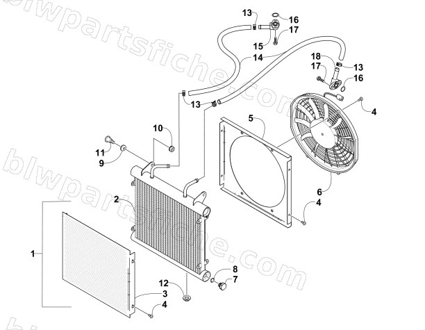 OIL COOLER ASSEMBLY diagram