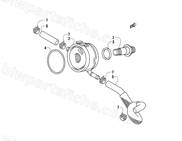 OIL COOLER ASSEMBLY diagram