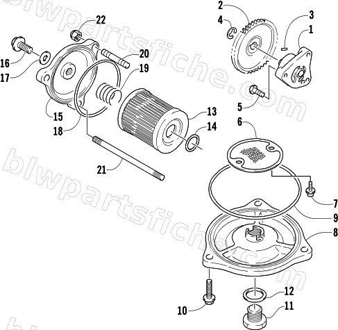 OIL PUMP ASSEMBLY diagram