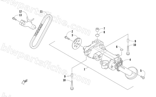 OIL PUMP ASSEMBLY diagram