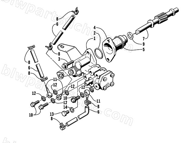 OIL PUMP ASSEMBLY diagram