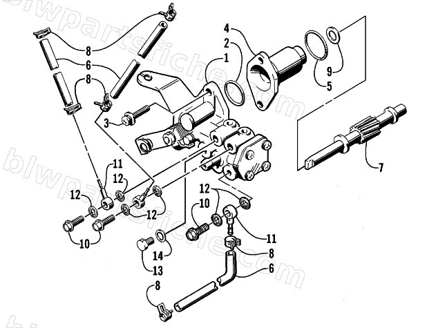 OIL PUMP ASSEMBLY diagram