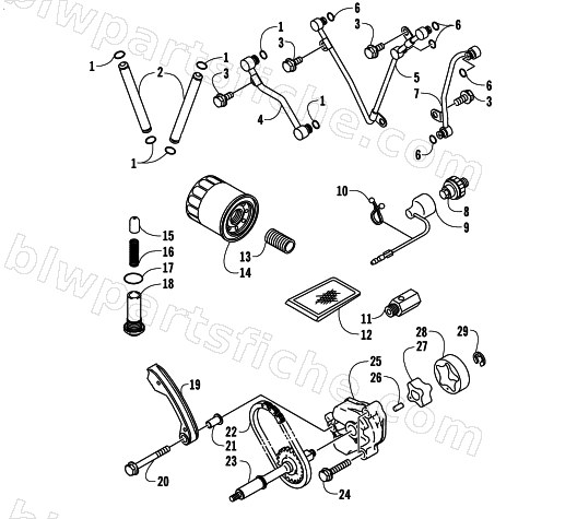 OIL PUMP ASSEMBLY diagram