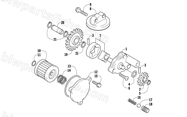 OIL PUMP ASSEMBLY diagram