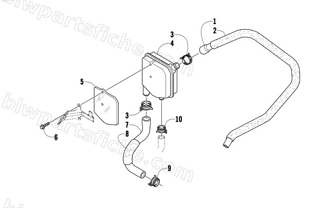 OIL SEPARATOR ASSEMBLY diagram