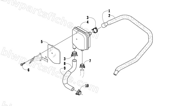 OIL SEPARATOR ASSEMBLY diagram