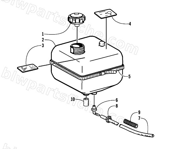 OIL TANK ASSEMBLY diagram