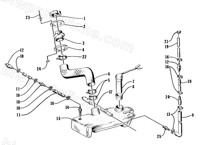 OIL TANK ASSEMBLY diagram