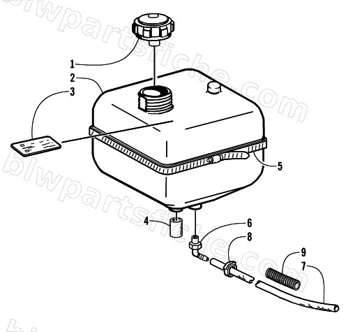 OIL TANK ASSEMBLY diagram