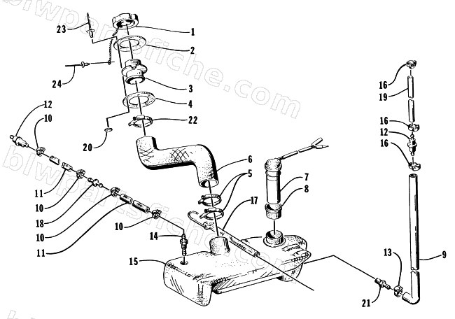 OIL TANK ASSEMBLY diagram