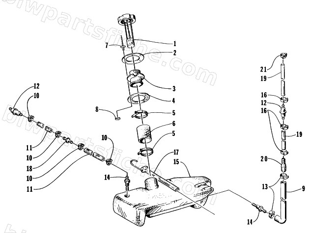 OIL TANK ASSEMBLY diagram