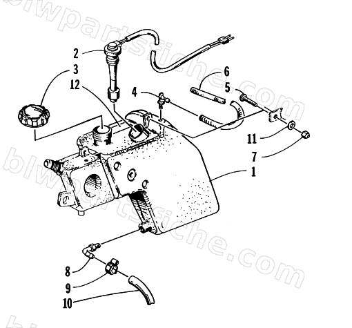 OIL TANK ASSEMBLY diagram
