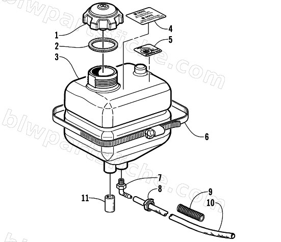 OIL TANK ASSEMBLY diagram