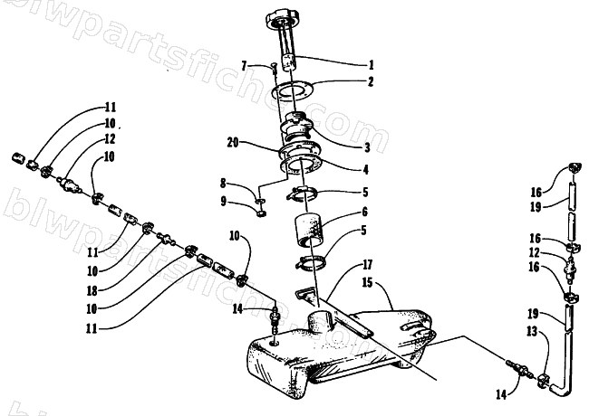 OIL TANK ASSEMBLY diagram