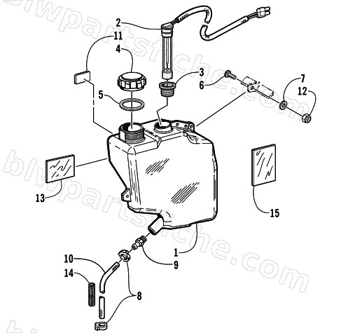 OIL TANK ASSEMBLY diagram