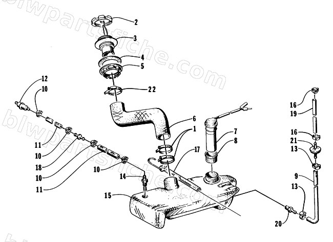 OIL TANK ASSEMBLY diagram