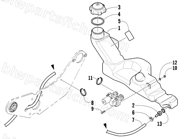 OIL TANK ASSEMBLY diagram