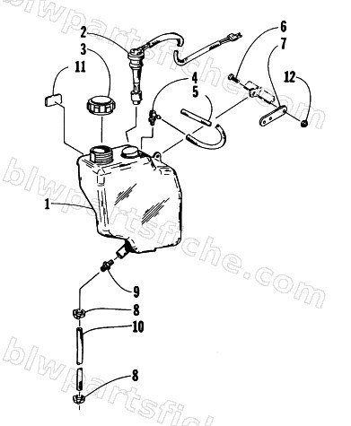 OIL TANK ASSEMBLY diagram