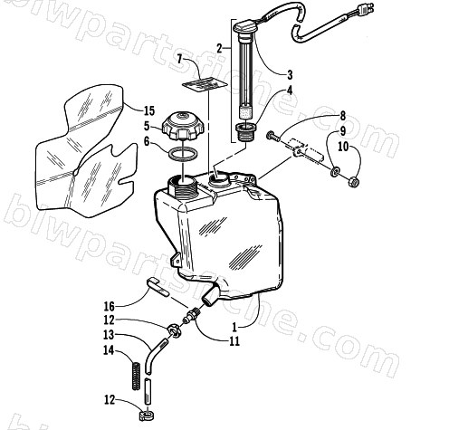 OIL TANK ASSEMBLY diagram