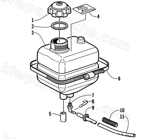 OIL TANK ASSEMBLY diagram