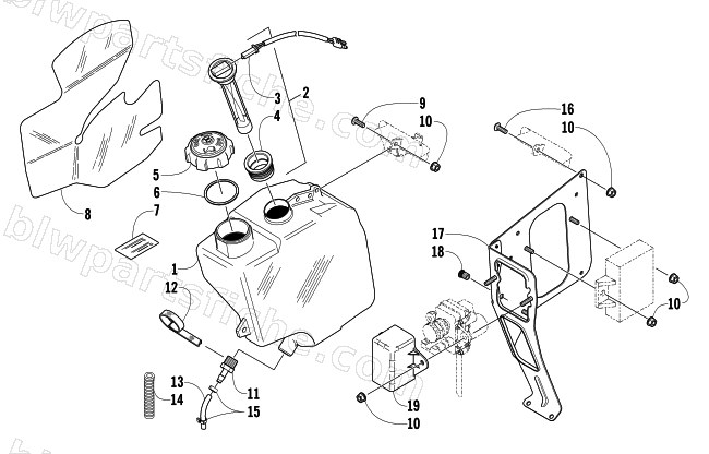 OIL TANK ASSEMBLY diagram