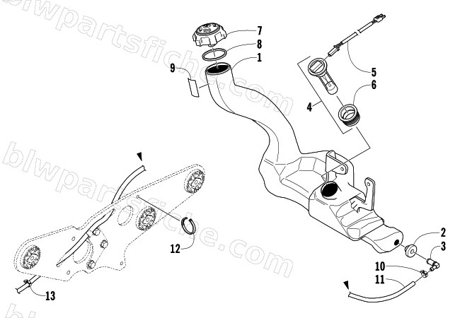 OIL TANK ASSEMBLY diagram