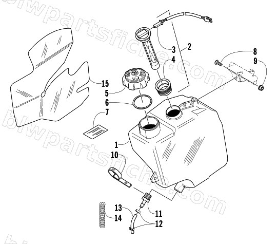 OIL TANK ASSEMBLY diagram