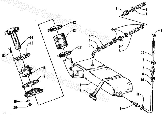OIL TANK ASSEMBLY diagram
