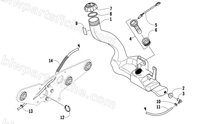 OIL TANK ASSEMBLY diagram