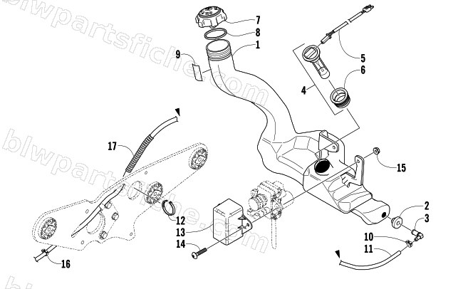 OIL TANK ASSEMBLY diagram