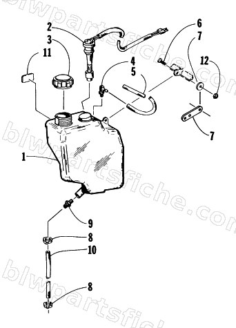 OIL TANK ASSEMBLY diagram