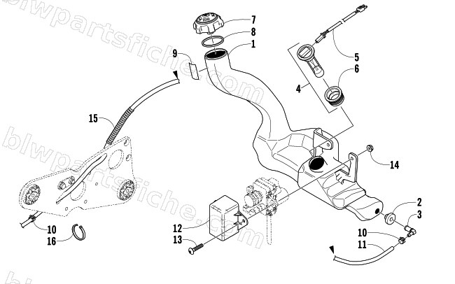 OIL TANK ASSEMBLY diagram