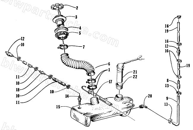 OIL TANK ASSEMBLY diagram