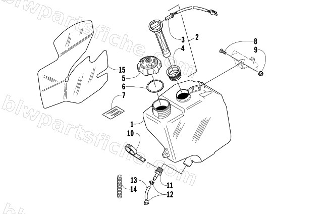 OIL TANK ASSEMBLY diagram