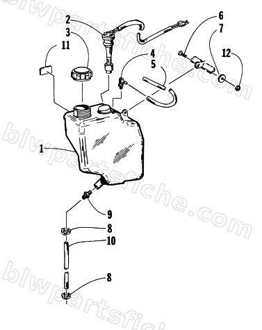 OIL TANK ASSEMBLY diagram