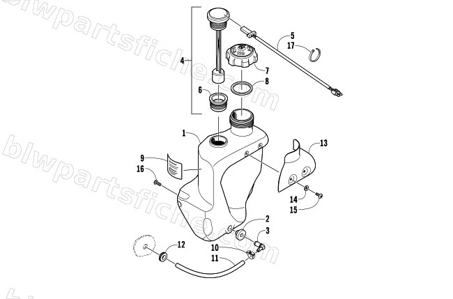 OIL TANK ASSEMBLY diagram