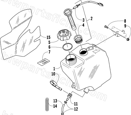 OIL TANK ASSEMBLY diagram