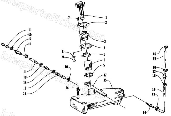 OIL TANK ASSEMBLY diagram