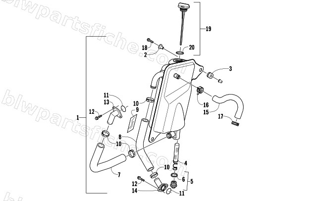 OIL TANK ASSEMBLY diagram