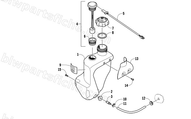 OIL TANK ASSEMBLY diagram